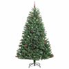 vidaXL Kunstmatige Inklapbare Kerstboom Groen 270 cm PVC en Metaal