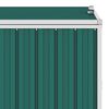 vidaXL Afvalbakberging 72x81x121 cm staal groen