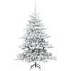 vidaXL Kunstmatige Inklapbare Kerstboom met 150 LED Wit 150 cm PVC