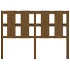 vidaXL Hoofdbord 125,5x4x100 cm massief grenenhout honingbruin