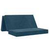 vidaXL Vouwbare Bankbed 120 x 67 x 45 cm Blauw