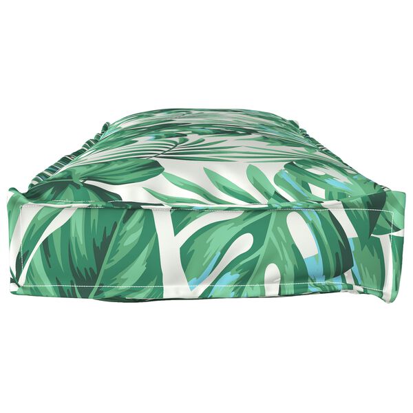 vidaXL Pallet Kussen Set 2 pcs Bladpatroon 120 x 40 x 8 cm Oxford Stof