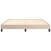 vidaXL Bedframe kunstleer cappuccinokleurig 160x200 cm
