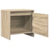 vidaXL Nachtkastjes 2 st 45x34x44,5 cm bewerkt hout sonoma eikenkleur