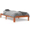 vidaXL Bedframe zonder matras massief grenenhout wasbruin 90x190 cm