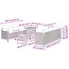 vidaXL Tuin Sofa Set 11 pcs Grijs poly rattan