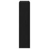 vidaXL Schoenenkast Zwart Eiken 80 x 21 x 87,5 cm Bewerkt hout