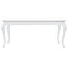 vidaXL Eettafel 179x89x81 cm hoogglans wit