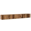 vidaXL 3-delig Tv-meubelset wandmontage bewerkt hout oud houtkleurig