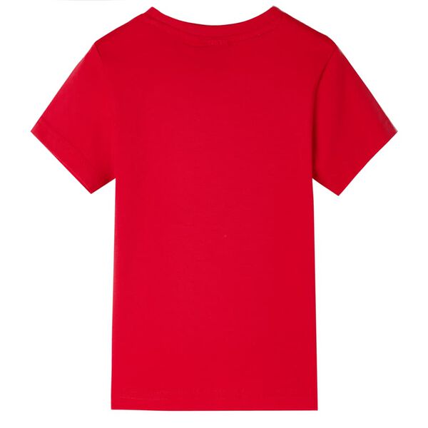 Kindershirt 128 rood