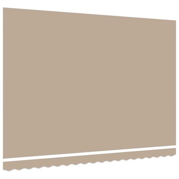 vidaXL Vervangingsdoek voor zonnescherm Beige 430 x 295 cm Polyester