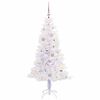 vidaXL Kunstkerstboom met 150 LED Wit 150 cm PVC en Staal