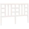 vidaXL Hoofdbord 156x4x100 cm massief grenenhout wit