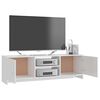 vidaXL Tv-meubel 120x30x37,5 cm bewerkt hout hoogglans wit
