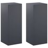 vidaXL Plantenstandaard 2 pcs Antraciet 40 x 40 x 100 cm