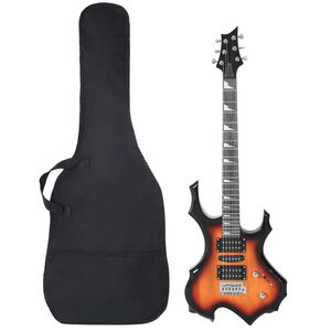vidaXL Gitaar voor beginners elektrisch met tas 4/4 39" zwart