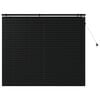 vidaXL Jaloezie Zwart 155 x 130 cm 35 mm Massief Paulowniahout