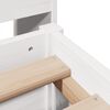 vidaXL Bedframe zonder matras massief grenenhout wit 150x200 cm
