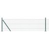 vidaXL gaashek met betonnen voetstuk 10 x 0,4 m PVC-Coated Staal Groen