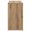 vidaXL artisanaal eikenkleurig 100 x 33 x 59,5 cm Bewerkt hout