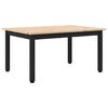 vidaXL Salontafel Naturel 70 x 50 x 36 cm Massief grenenhout