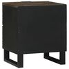 vidaXL Nachtkastje met lade 2 pcs Walnotenhout 40 x 33 x 46 cm