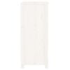 vidaXL Dressoir 70x35x80 cm massief grenenhout wit