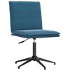 vidaXL Eetkamerstoelen 2 st fluweel blauw