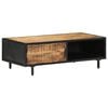 vidaXL Salontafel 105x50x35 cm ruw mangohout