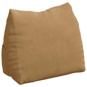 vidaXL Rugkussen Bruin 60 x 20 x 50 cm Cordstof