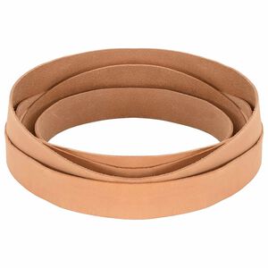 vidaXL Leren riem 1 Licht Bruin 200 x 4 cm Leer
