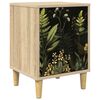 vidaXL Nachtkastje RHENEN Sonoma Eiken 36 x 33 x 50 cm Bewerkt hout