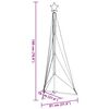 vidaXL LED-kerstboom 363 LEDs warm wit 182 cm