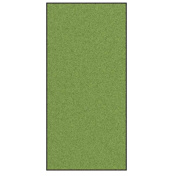 vidaXL Deurmat Anders Groen en Zwart 120 x 250 cm Polyamide en PVC