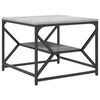 vidaXL Salontafel Grijs Sonoma 51 x 50 x 40 cm