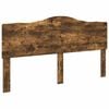 vidaXL Hoofdbord Gerookt eiken Bewerkt hout