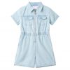 vidaXL Kinderonesie met korte mouwen 104 zachtblauw
