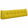 vidaXL Rugkussen Geel 180 x 24 x 50 cm Fluweel