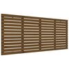 vidaXL Hoofdbord wandmontage 166x3x91,5 cm grenenhout honingbruin