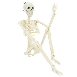 vidaXL Halloween Skelet 2 st Wit 85 cm PVC