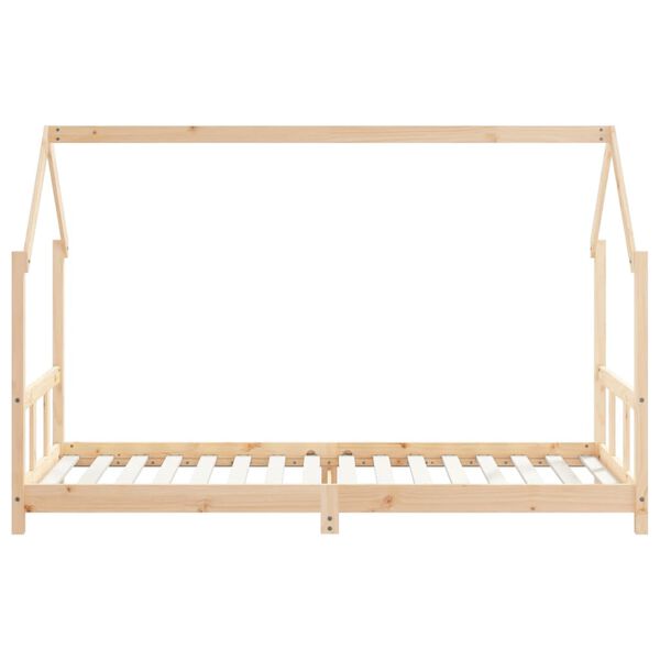 vidaXL Kinderbedframe 90x200 cm massief grenenhout