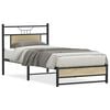 vidaXL Bedframe zonder matras hout sonoma eikenkleurig 80x200 cm