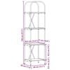 vidaXL Boekenkast Artisan Eiken 40 x 30 x 146 cm Bewerkt hout