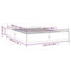 vidaXL Bedframe massief hout wit 140x190 cm
