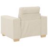 vidaXL Bank 3 pcs Beige 221 x 80 x 80 cm Linnen-mix stof