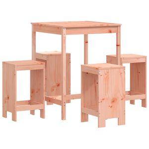 vidaXL 5-delige Tuinset massief douglashout