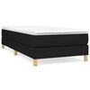 vidaXL Boxspring bed 100x200 cm stof zwart