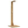 vidaXL Buitendouche 219 cm Massief acaciahout en roestvrij staal Wit