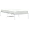 vidaXL Bedframe metaal wit 90x190 cm