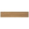 vidaXL Wandplank met opslag 2 pcs Bruin 120 x 23,5 x 4 cm Bewerkt hout